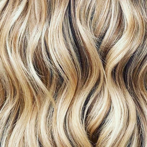 Dimensional honey blonde balayage curls by NED.K HAIR, mobile hairdresser Central Coast NSW