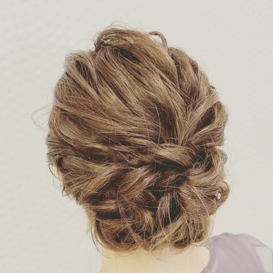 Tousled caramel brown texture – NED.K HAIR